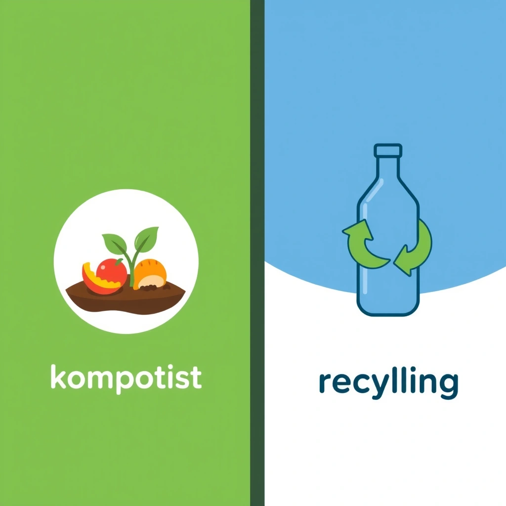 Plakat: Kompost i Recykling - Szablony - Dzień Soku