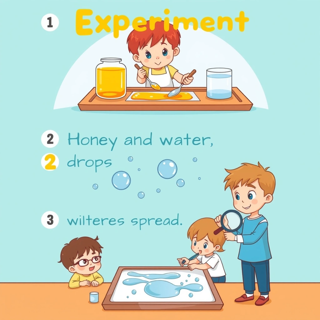 Strip ilustracyjny: kroki eksperymentu (3 pola) - Materiały - Dzień Kubusia Puchatka