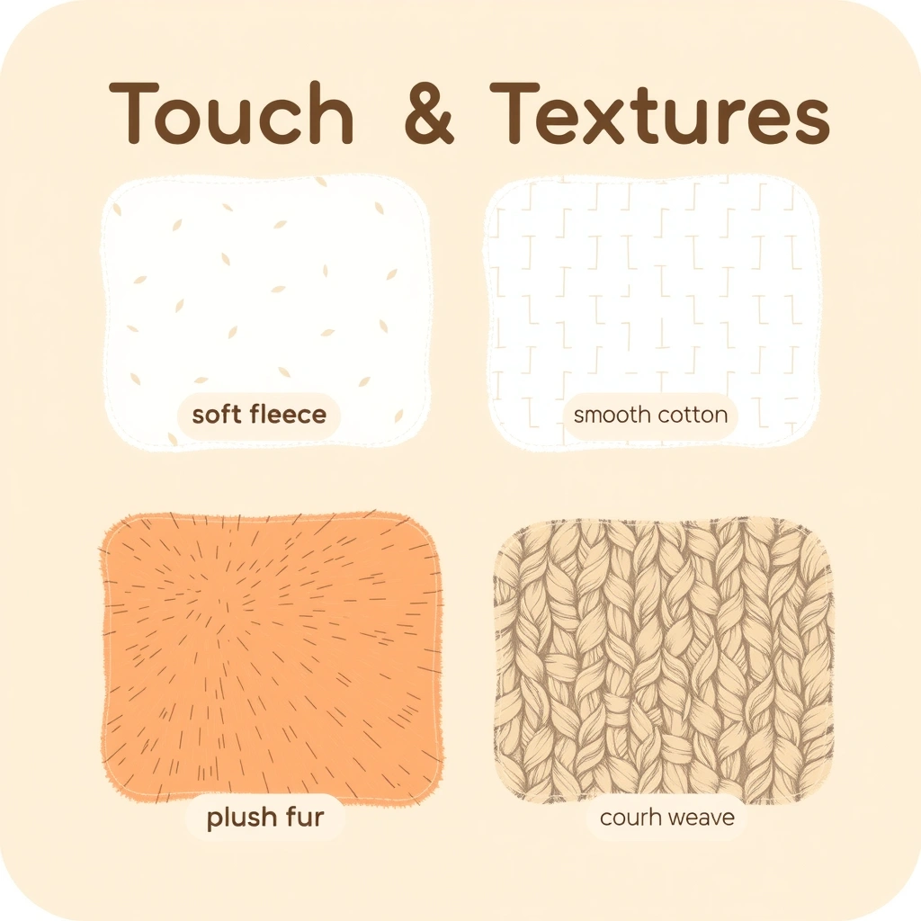 Stacja 1 — Dotyk i tekstury - Materiały - Dzień Pluszowego Misia (USA)