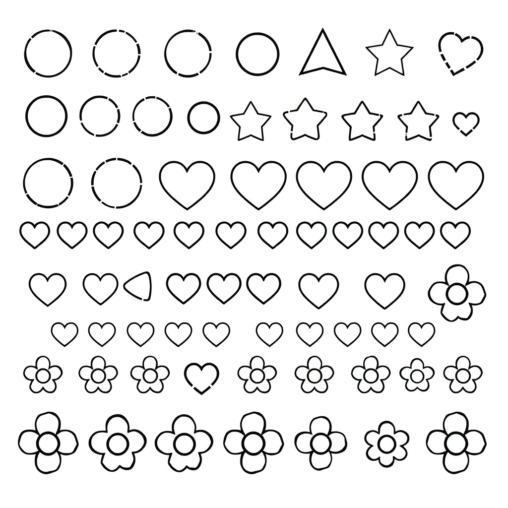 Kolorowanka — stempelki i odciski - Kolorowanki - Dzień Pisarza