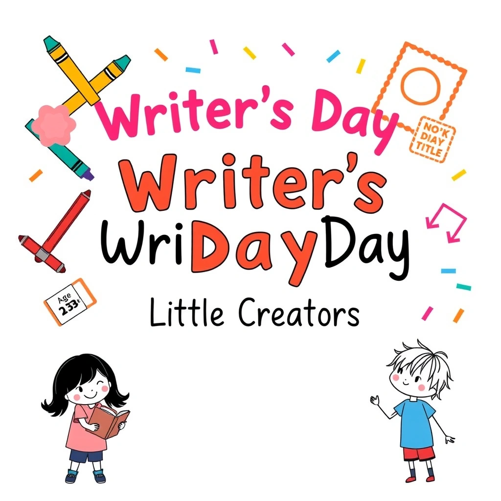 Plakat — Dzień Pisarza: Mali Twórcy - Materiały - Dzień Pisarza