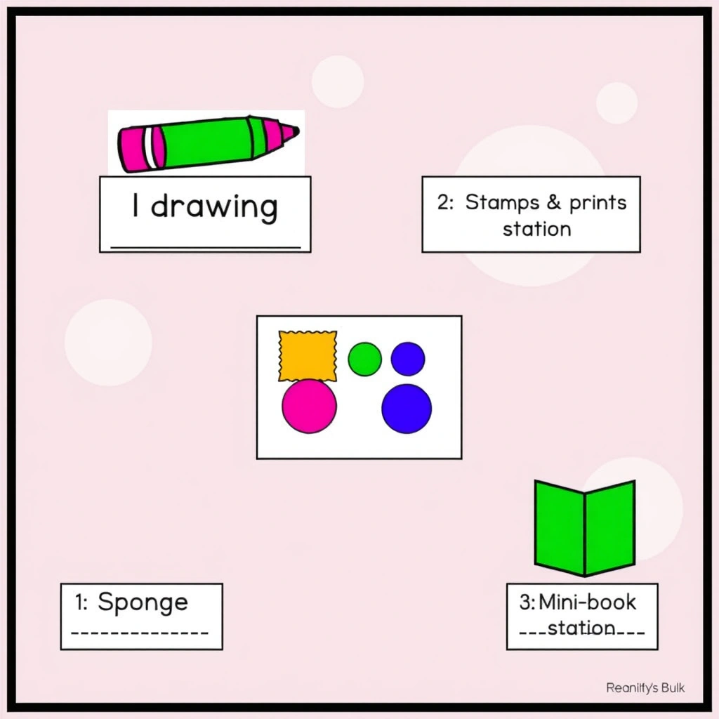 Znaczki stacji — tabliczki do ustawienia - Szablony - Dzień Pisarza