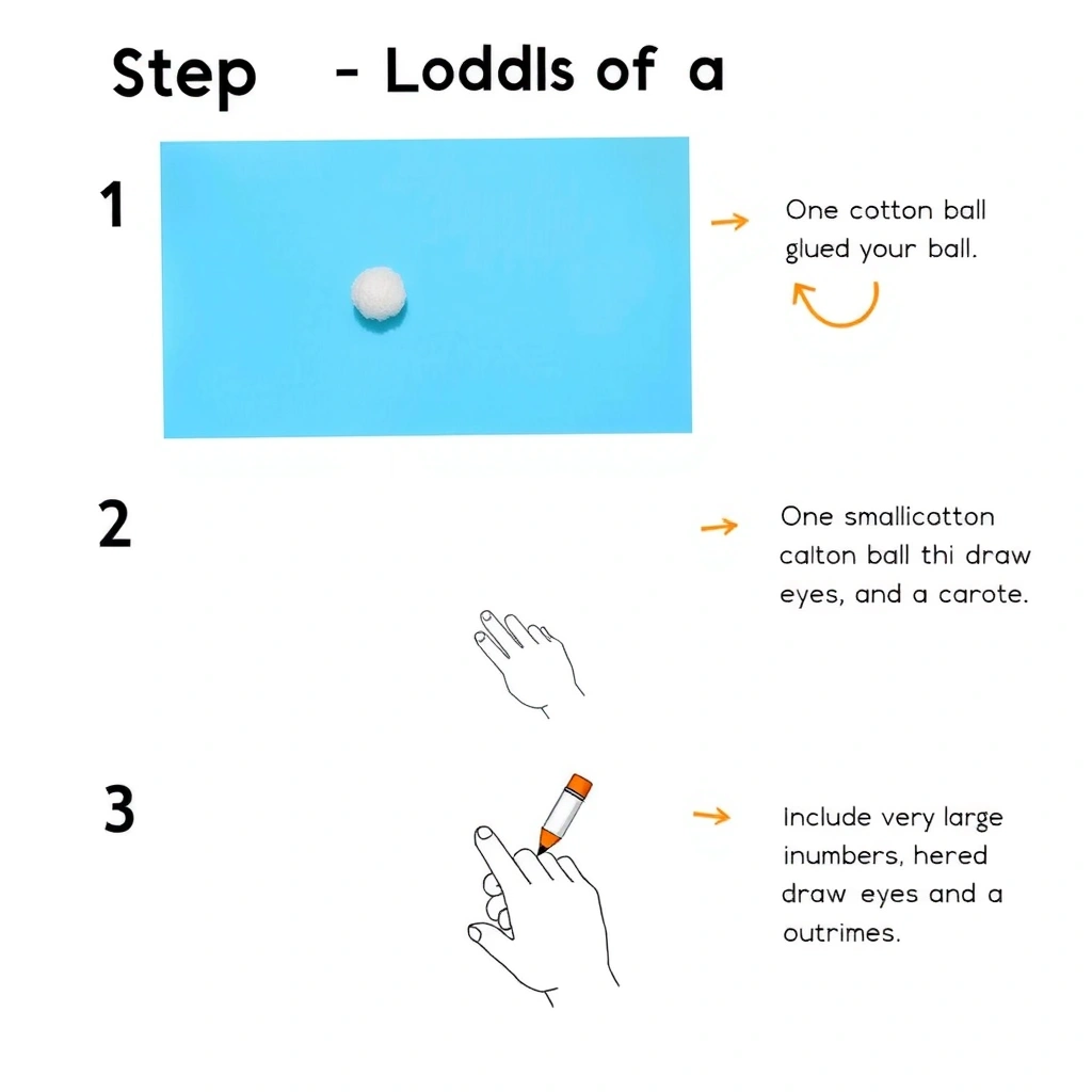 Szablon krok po kroku - Szablony - Światowy Dzień Śniegu