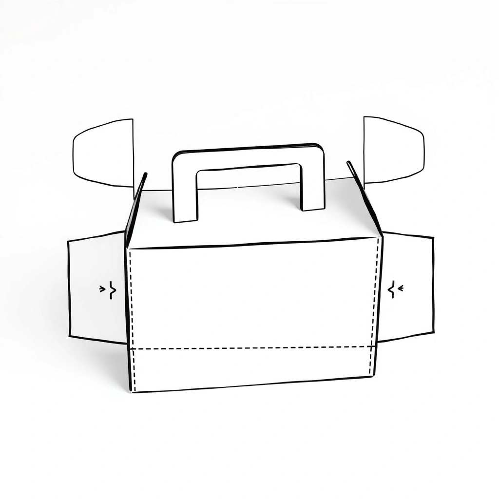 Szablon kartonowej skrzynki - Szablony - Dzień Majsterkowicza