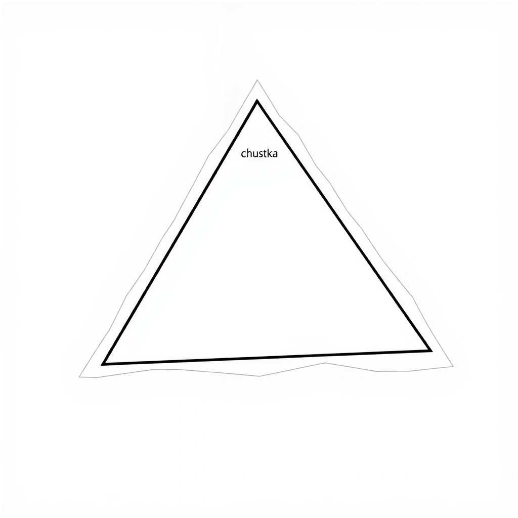 Szablon: trójkątna chustka (do wycięcia) - Szablony - Dzień Harcerza