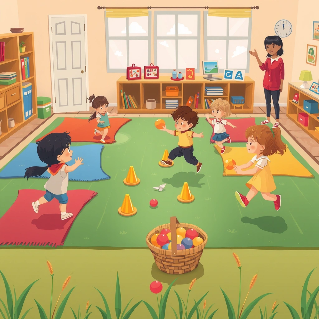 Stacja 1 — Pole z ziarnem (ilustracja) - Materiały - Dzień Chleba