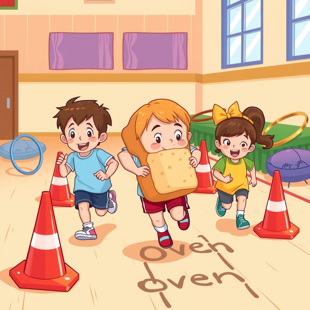 Stacja 4 — Tor przeszkód i piekarnia (ilustracja) - Materiały - Dzień Chleba