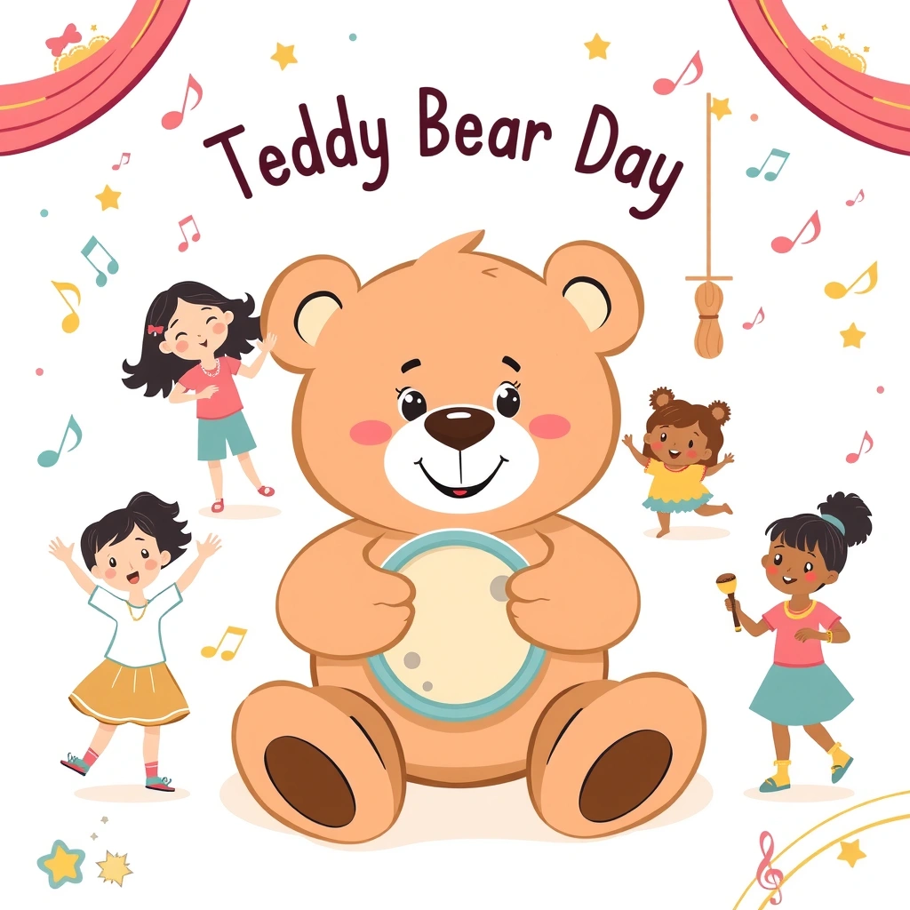 Plakat zajęć: Dzień Pluszowego Misia - Materiały - Dzień Pluszowego Misia