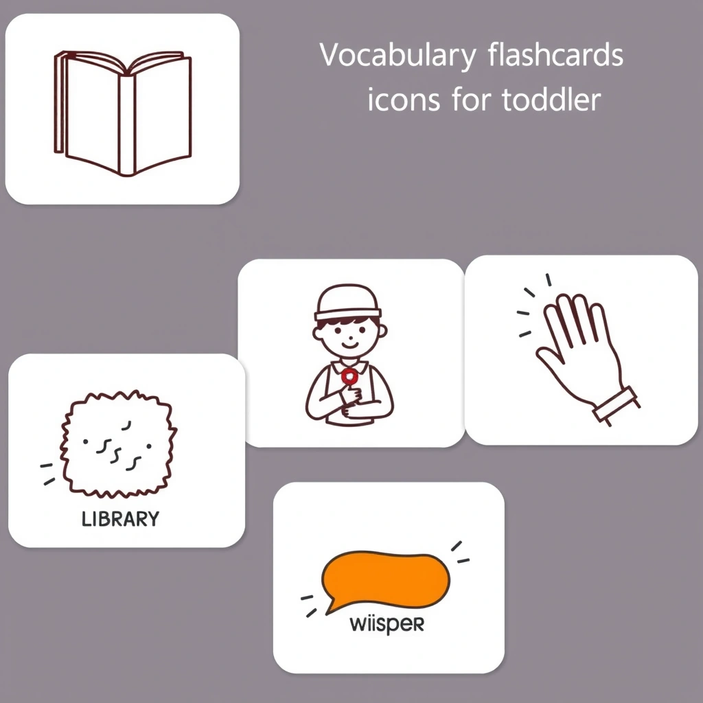 Karty słownictwa: podstawowe słowa - Szablony - Dzień Bibliotekarza i Bibliotek