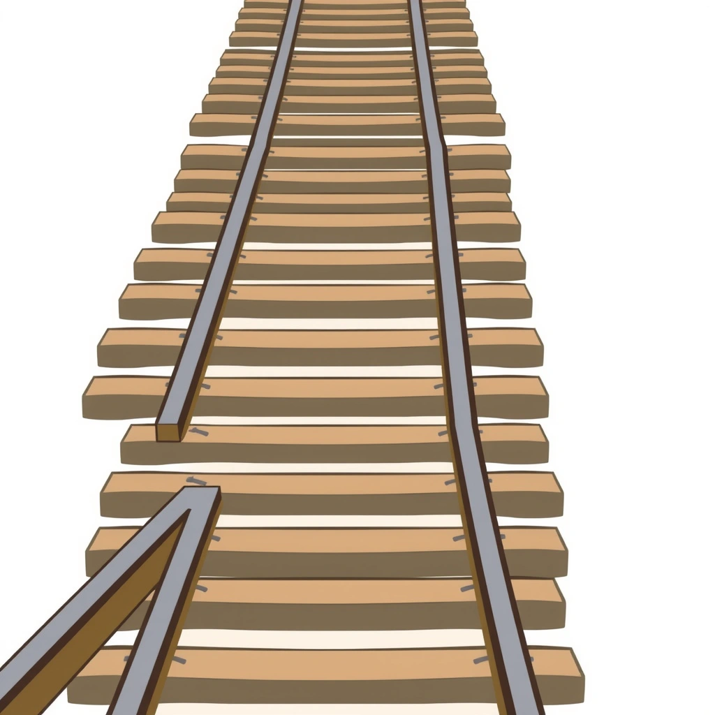 Tor kolejowy — ilustracja edukacyjna - Materiały - Dzień Maszynisty