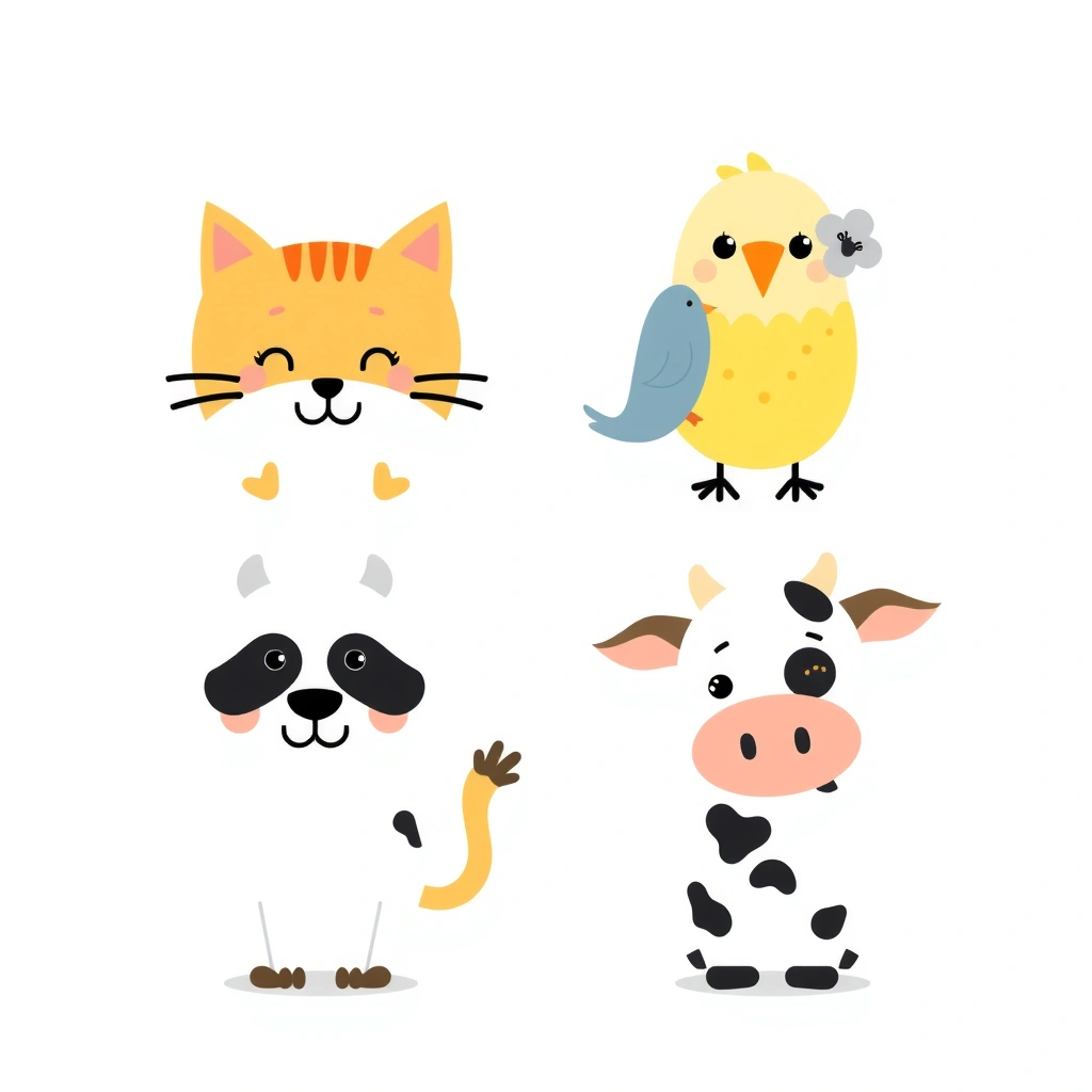 Karty ze zwierzątkami (duże obrazki) - Materiały - Dzień Języków Obcych