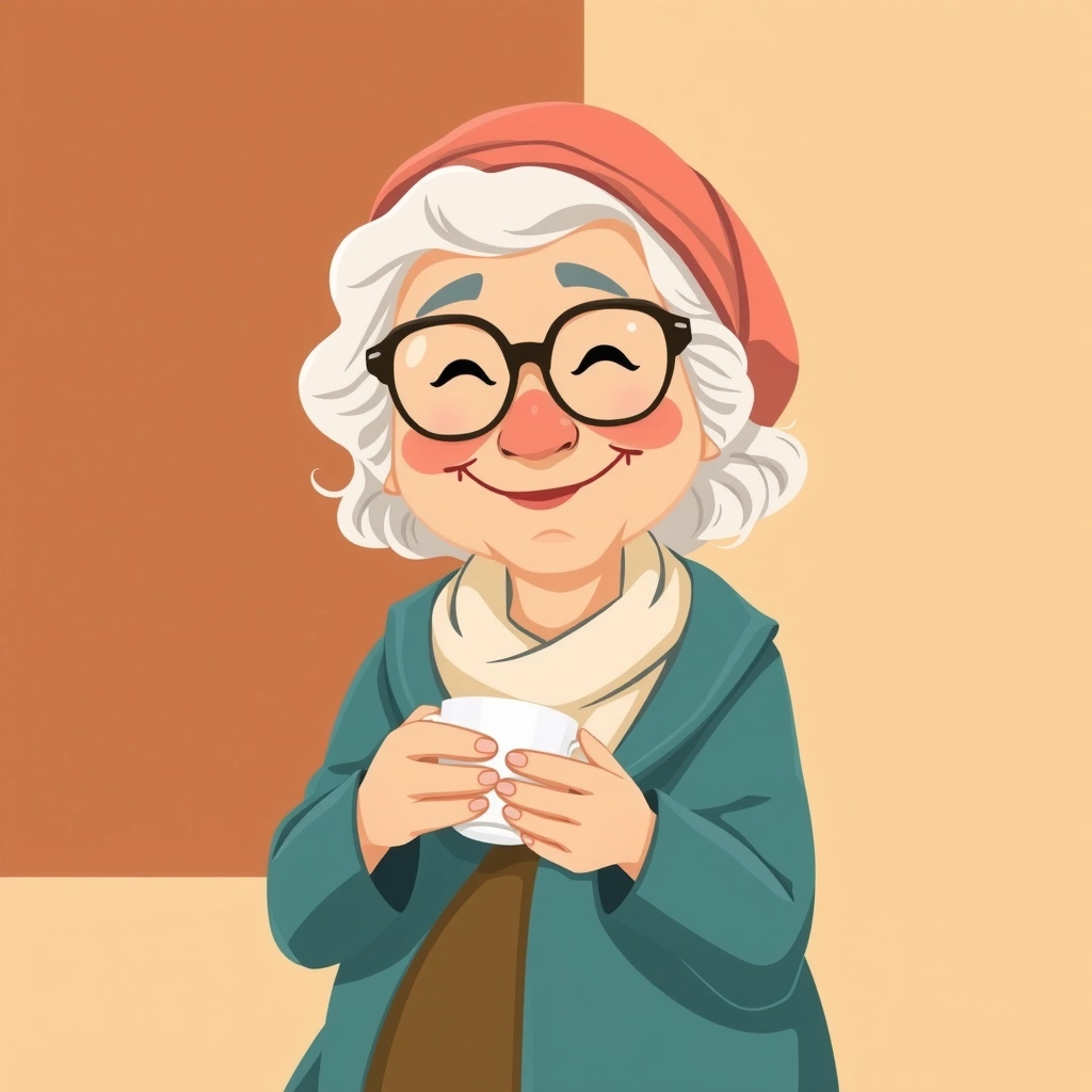 Portret: Babcia - Materiały - Dzień Czerwonego Kapturka