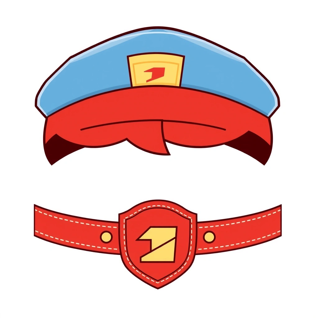 Opaska/czapka listonosza – szablon do wycięcia - Szablony - Dzień Listonosza