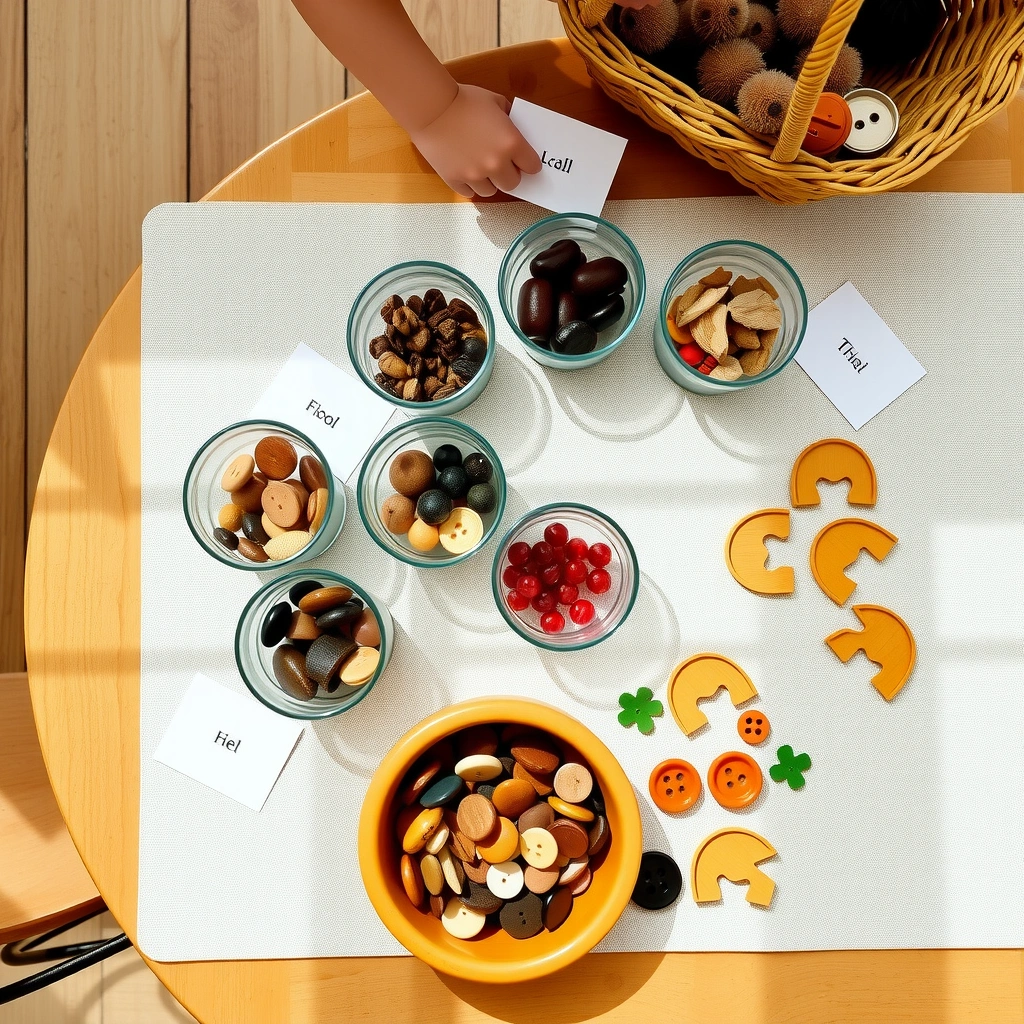 Taca z guzikami — aranżacja materiałów - Materiały - Dzień Guzika