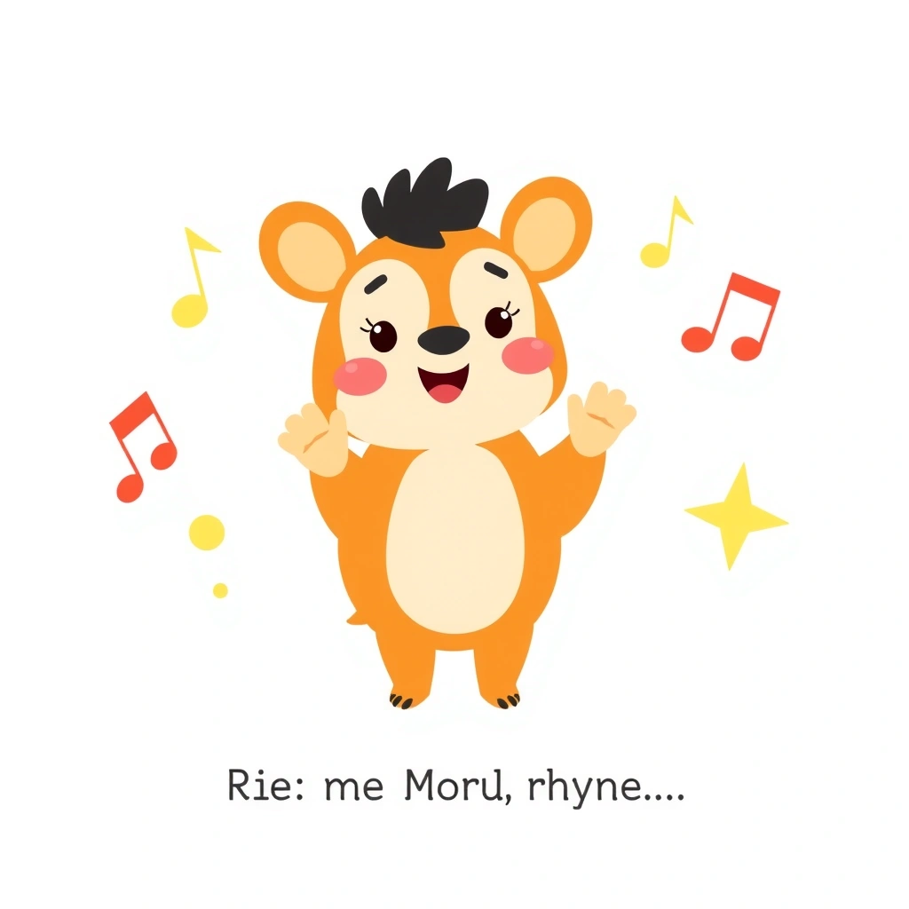 Rymowanka - karta do powtarzania (grafika do plakatu) - Szablony - Dzień Bezpiecznego Internetu