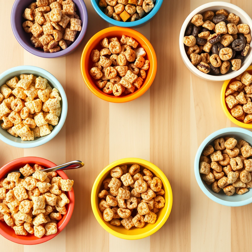 Prezentacja różnych płatków - Materiały - Dzień Płatków Śniadaniowych