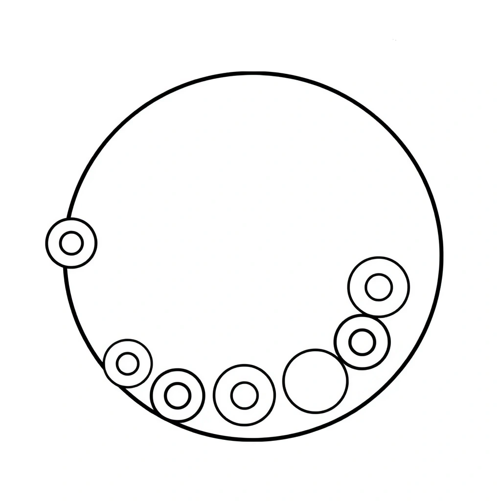 Szablon pracy plastycznej — przyklejanie płatków - Szablony - Dzień Płatków Śniadaniowych