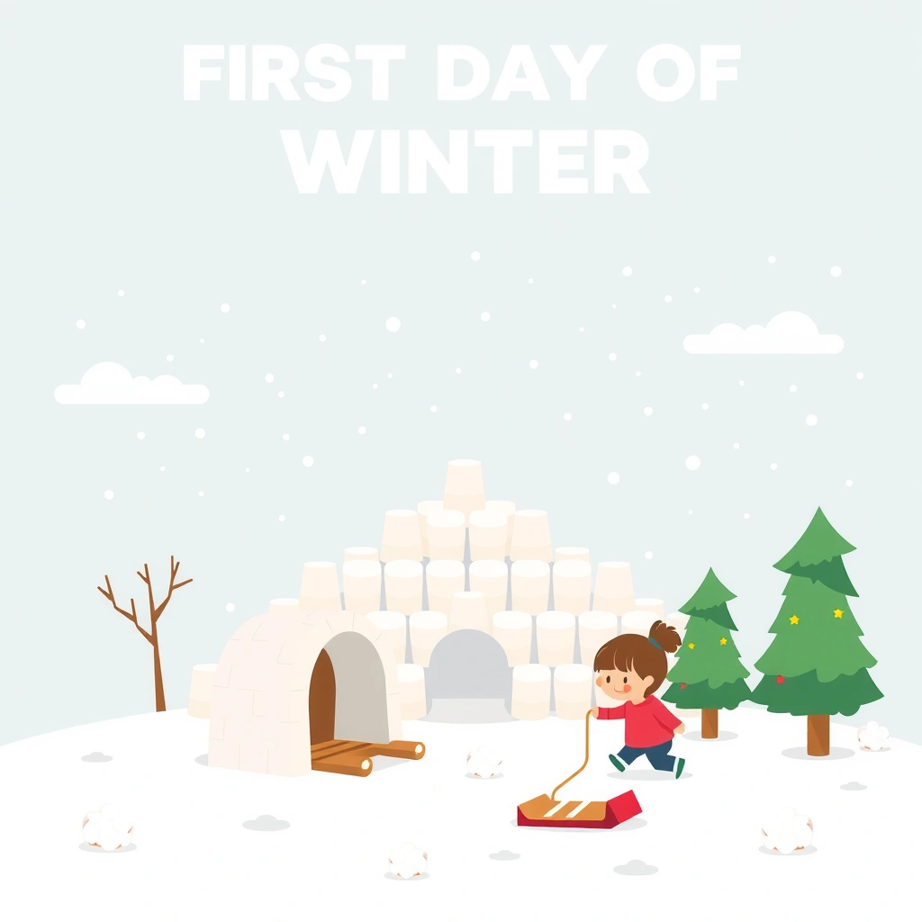 Plakat: Pierwszy Dzień Zimy - Materiały - Pierwszy Dzień Zimy