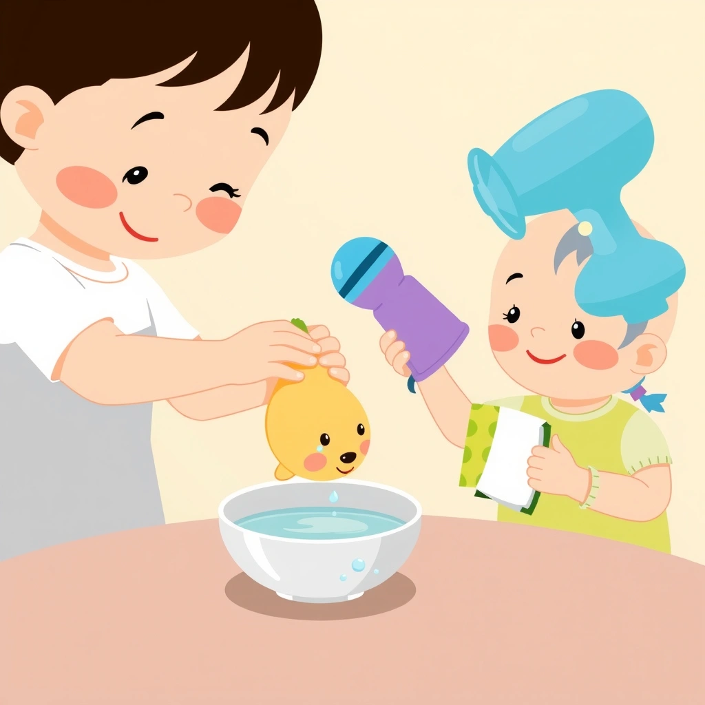 Stacja 2 — Nasiąkanie i suszenie - Materiały - Dzień Pluszaka