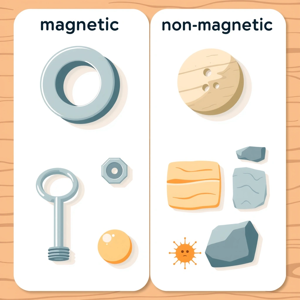 Karty porównawcze: magnetyczne vs niemagnetyczne - Szablony - Dzień Górnika - Barbórka