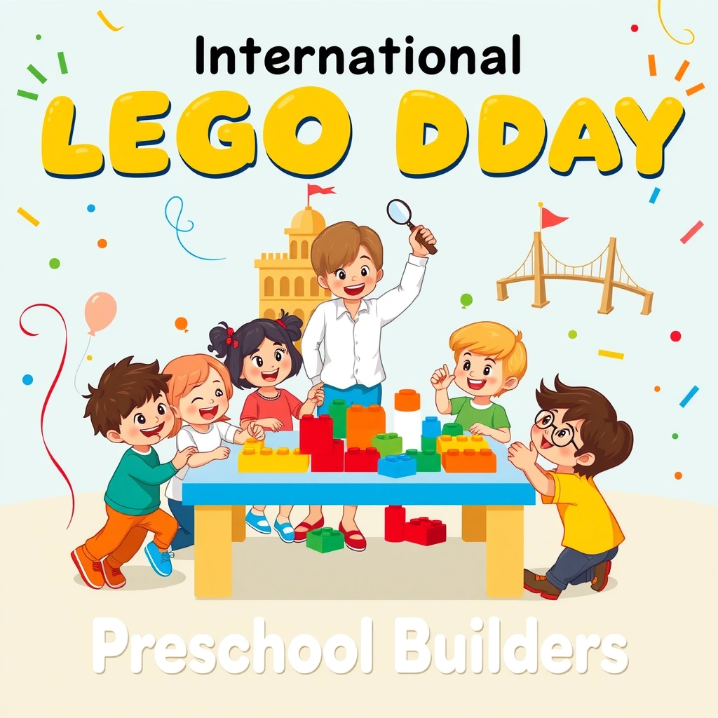 Plakat — Międzynarodowy Dzień Lego - Materiały - Międzynarodowy Dzień Lego