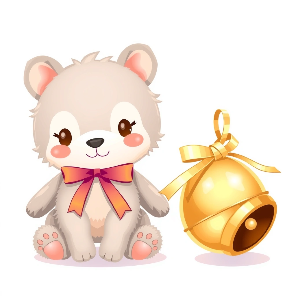 Maskotka / dzwoneczek do przekazywania - Materiały - Andrzejki