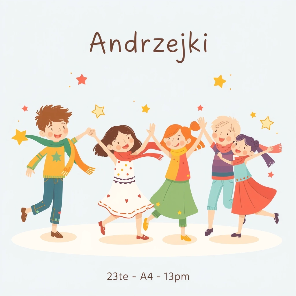 Plakat zajęć — Andrzejkowy taniec - Materiały - Andrzejki