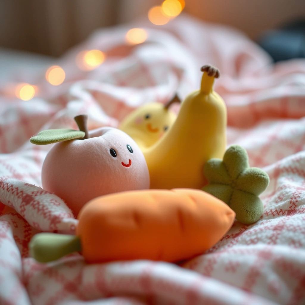 Miękkie maskotki - owoce i warzywa (zdjęcie) - Materiały - Dzień Owoców i Warzyw