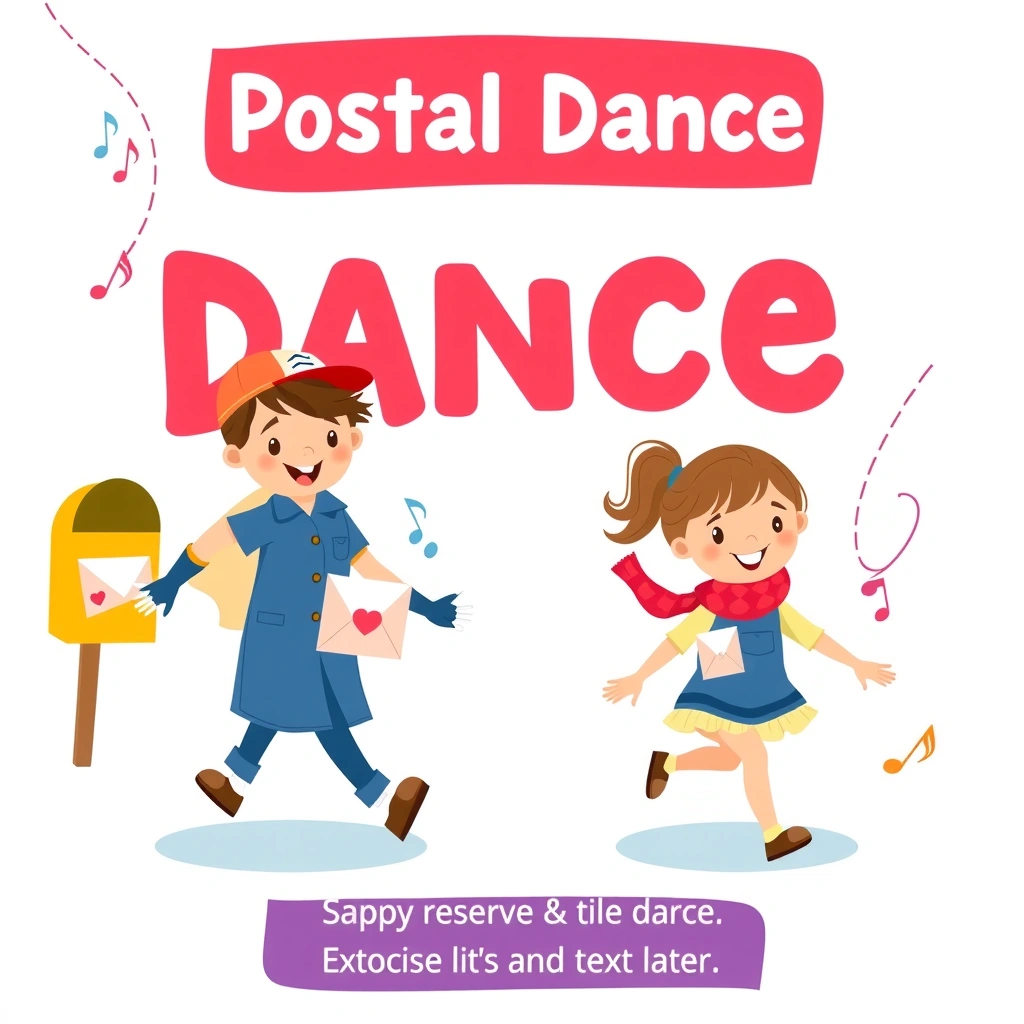 Plakat: Taniec Poczty Polskiej - Materiały - Dzień Poczty Polskiej