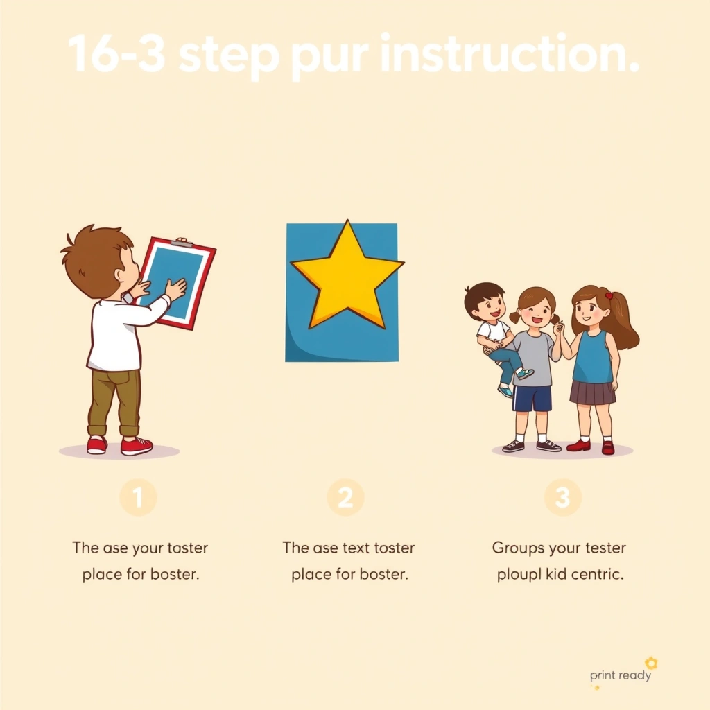 Grafika instrukcyjna - jak przyklejać gwiazdkę (krok po kroku) - Szablony - Dzień Unii Europejskiej