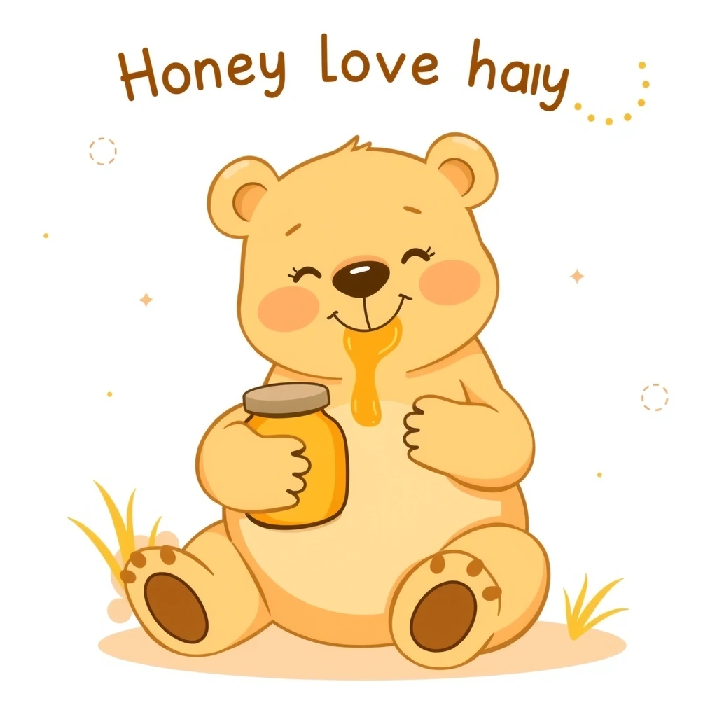 Plakat – Kubuś Puchatek (obrazek powitalny) - Materiały - Dzień Kubusia Puchatka