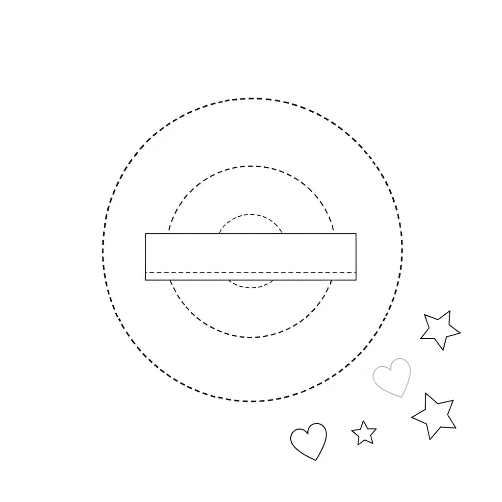 Szablon — Wycinanka talerzyka - Szablony - Dzień Roweru