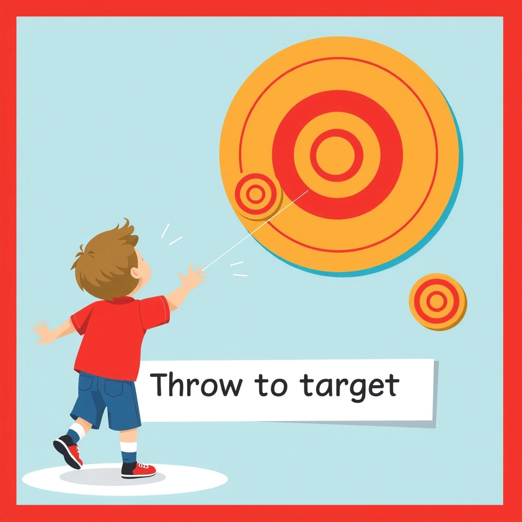 Karta stanowiska: Rzut do celu - Szablony - Dzień Sportu