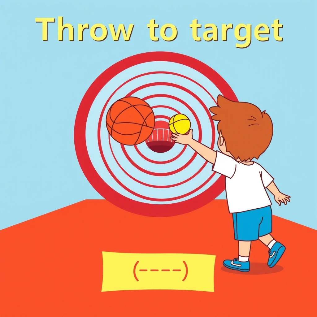Karta stanowiska: Rzut do celu - Szablony - Dzień Sportu