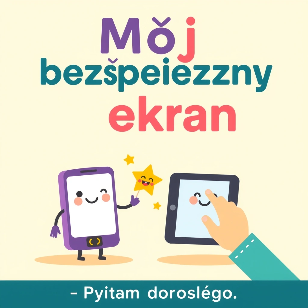 Plakat — Mój bezpieczny ekran - Materiały - Dzień Bezpiecznego Internetu