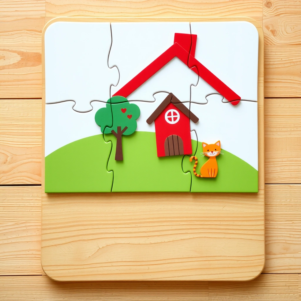 Plansza pokazowa — ukończone puzzle - Materiały - Międzynarodowy Dzień Puzzli