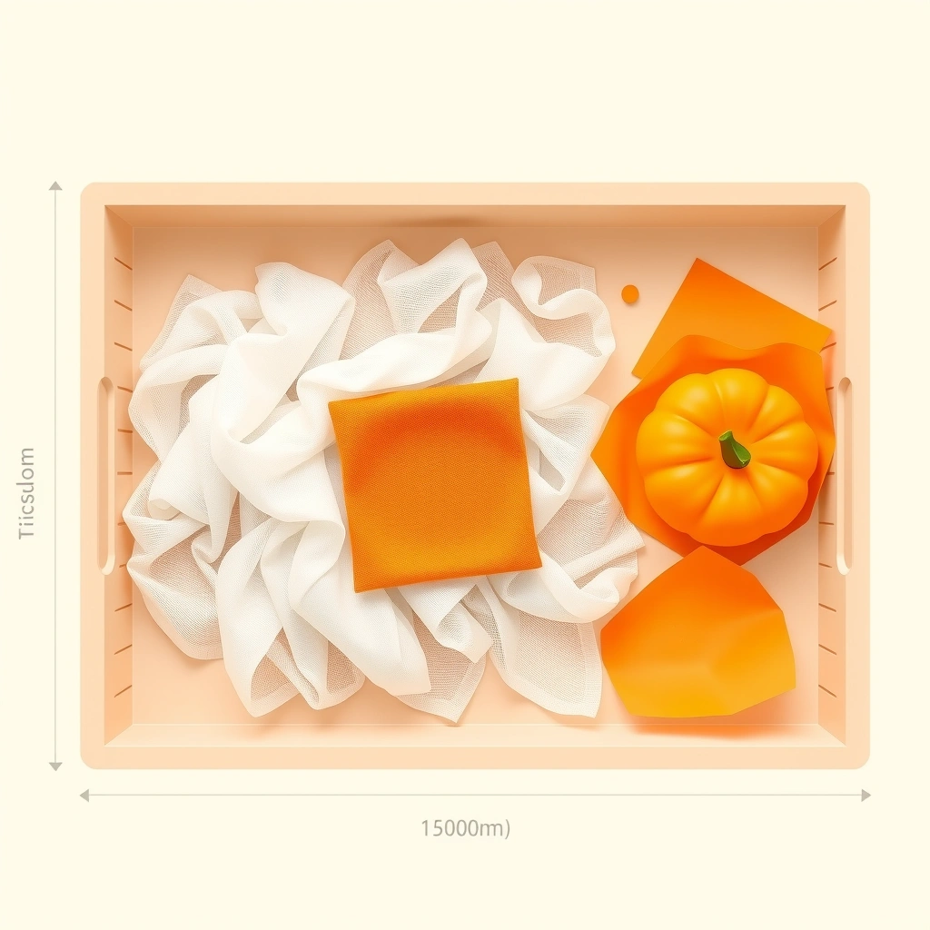 Karta stacji: Stacja dotyku (taca z materiałami) - Szablony - Halloween