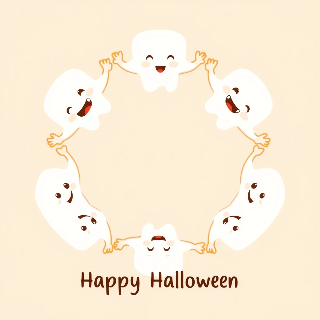 Plakat powitania: Marsz duchów - Szablony - Halloween