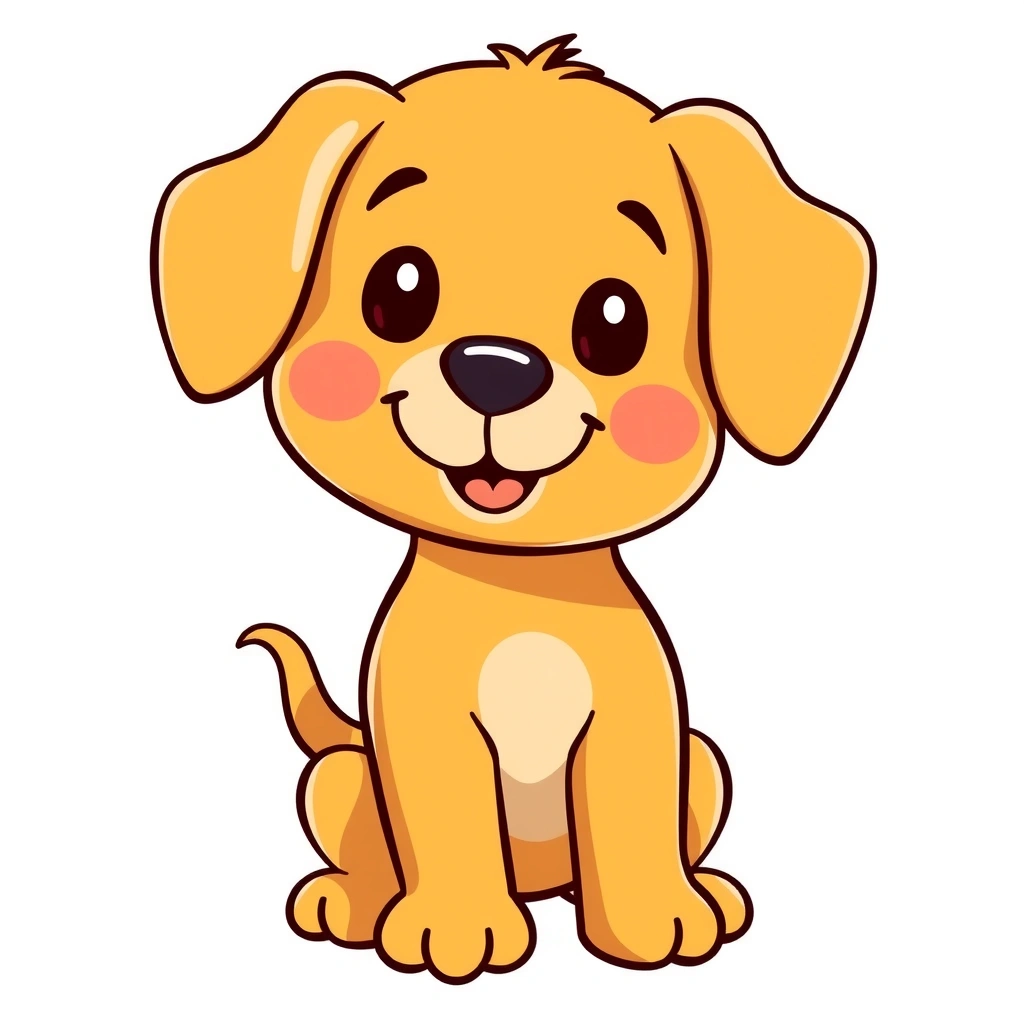 Pies — duży obrazek do wycięcia - Szablony - Dzień Zwierząt