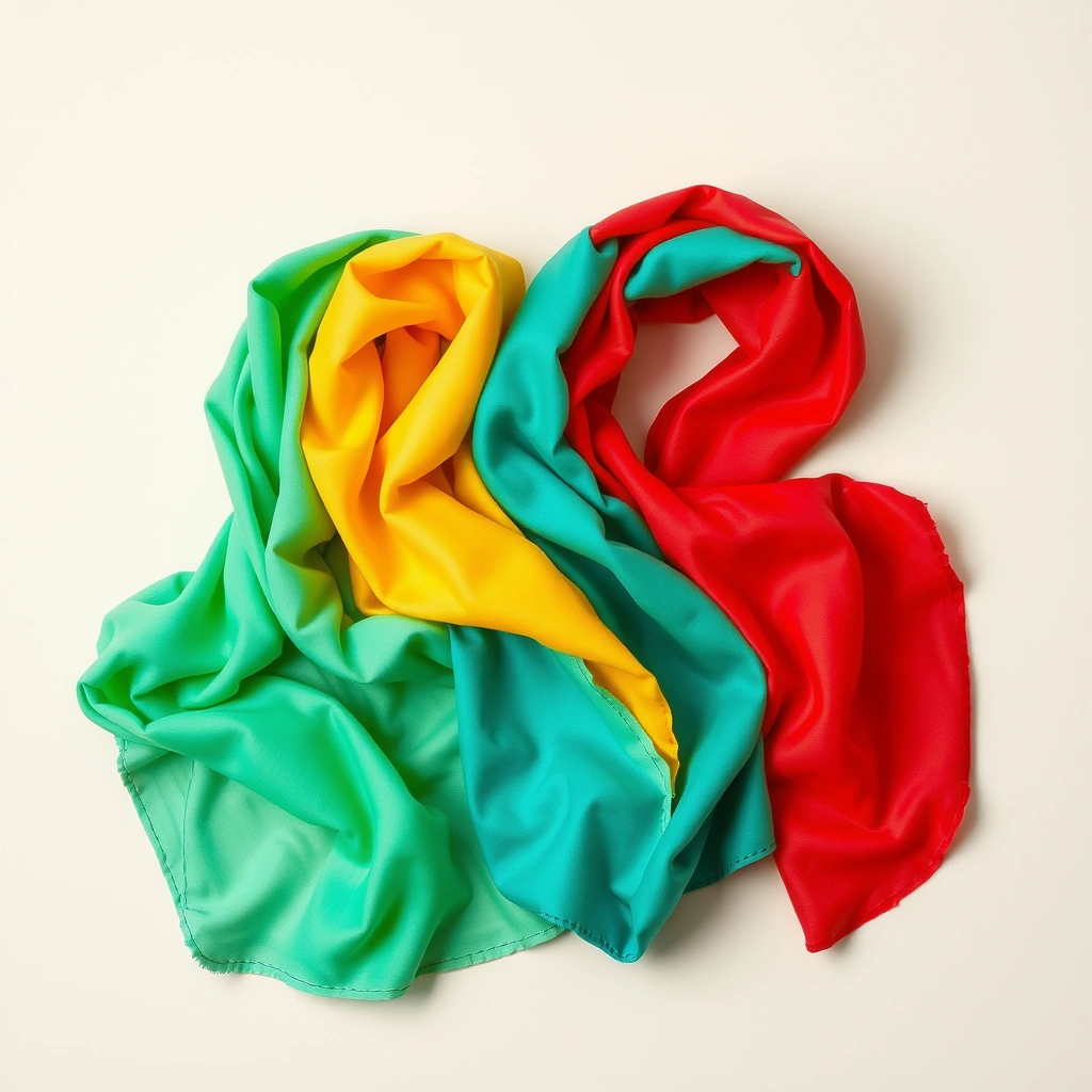 Kolorowe chusteczki (fotografia do wydruku) - Materiały - Dzień Tęczy