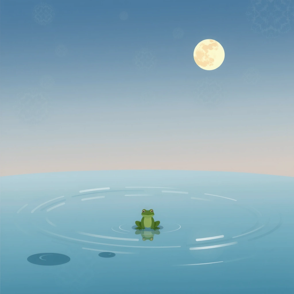 Obraz do wyciszenia: Staw 'Kum-kum echo' - Materiały - Dzień Żaby