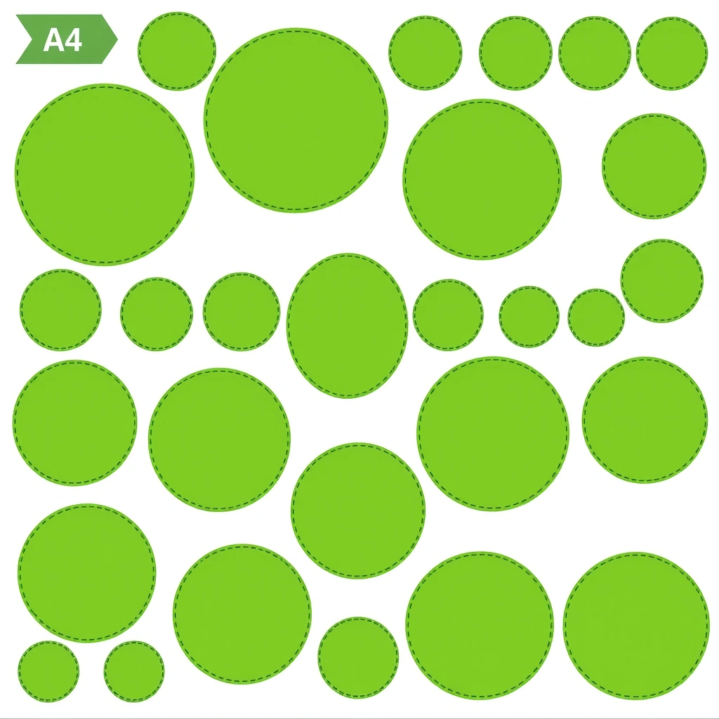 Szablony lilii (kółka) do wydruku - Szablony - Dzień Żaby