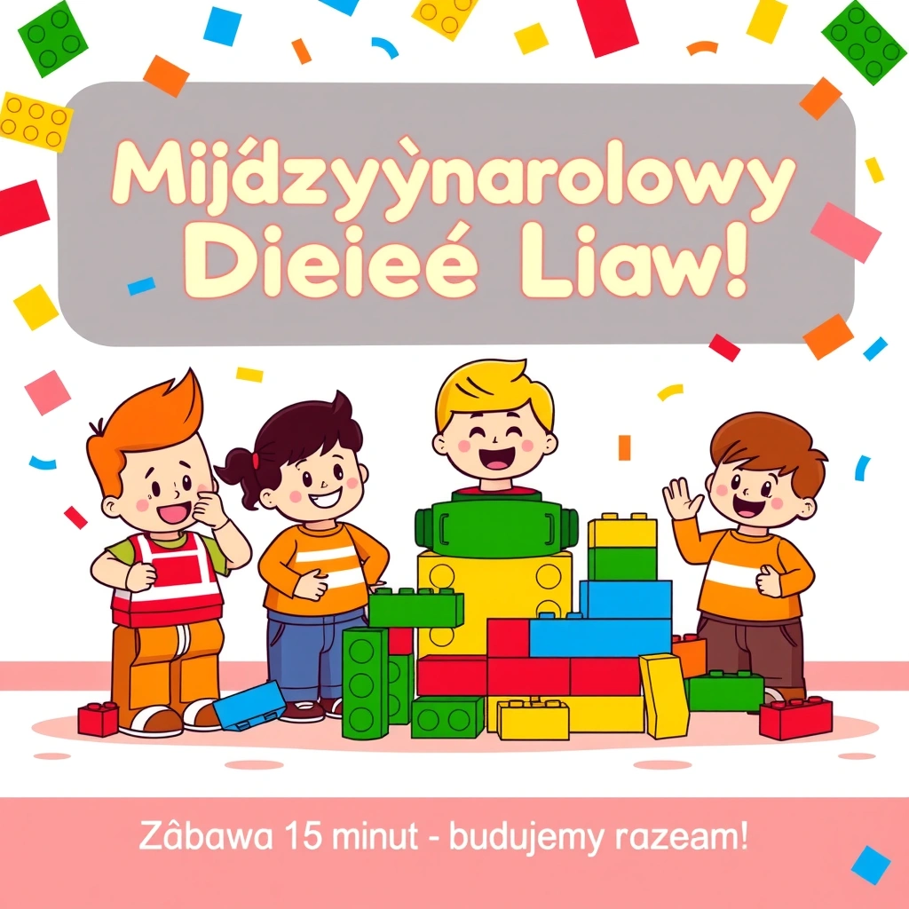 Plakat powitalny: Międzynarodowy Dzień Lego - Materiały - Międzynarodowy Dzień Lego