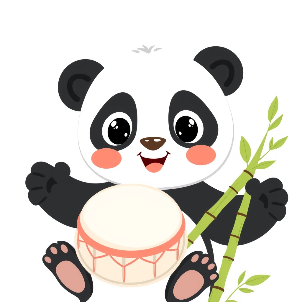 Plakat powitalny: Dzień Pandy - Materiały - Dzień Pandy