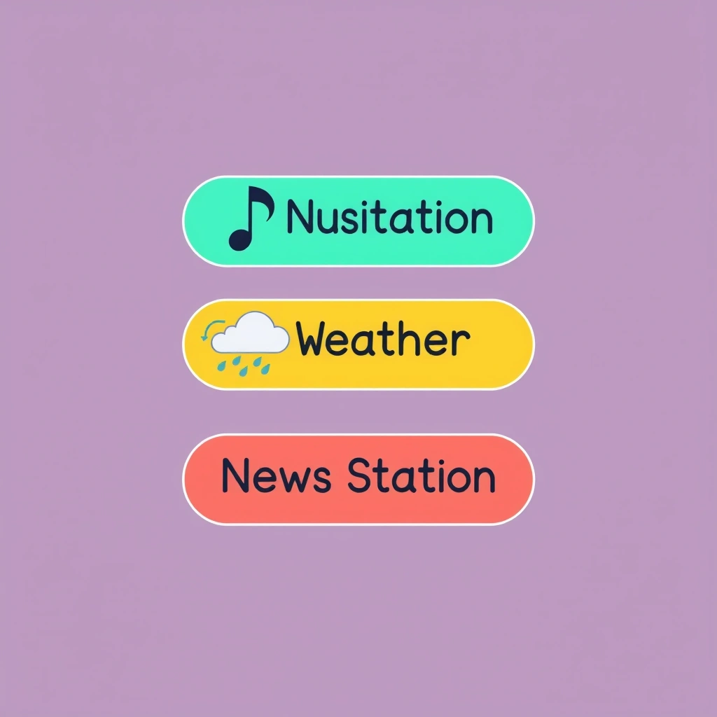 Karty stacji — etykiety do wydruku - Szablony - Dzień Radia