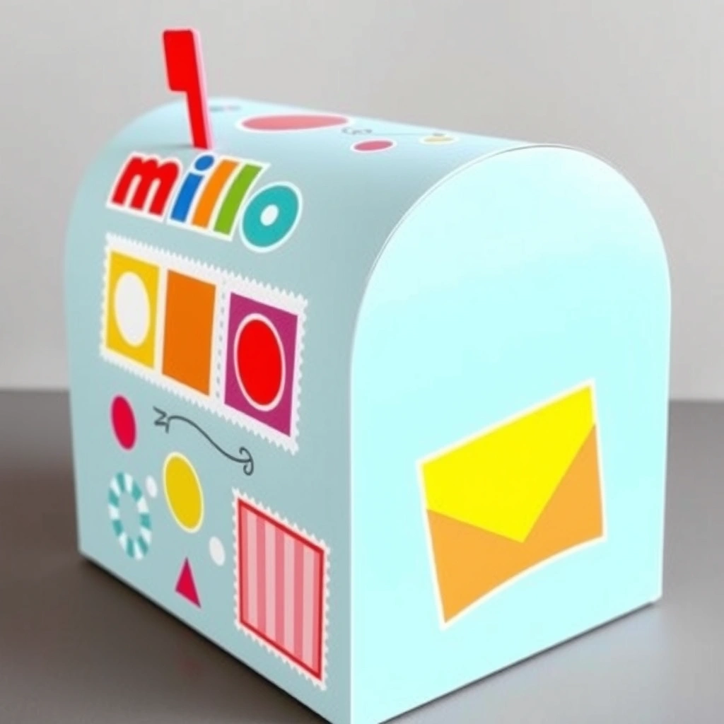 Dekoracje do skrzynki pocztowej (arkusz) - Szablony - Dzień Znaczka Pocztowego