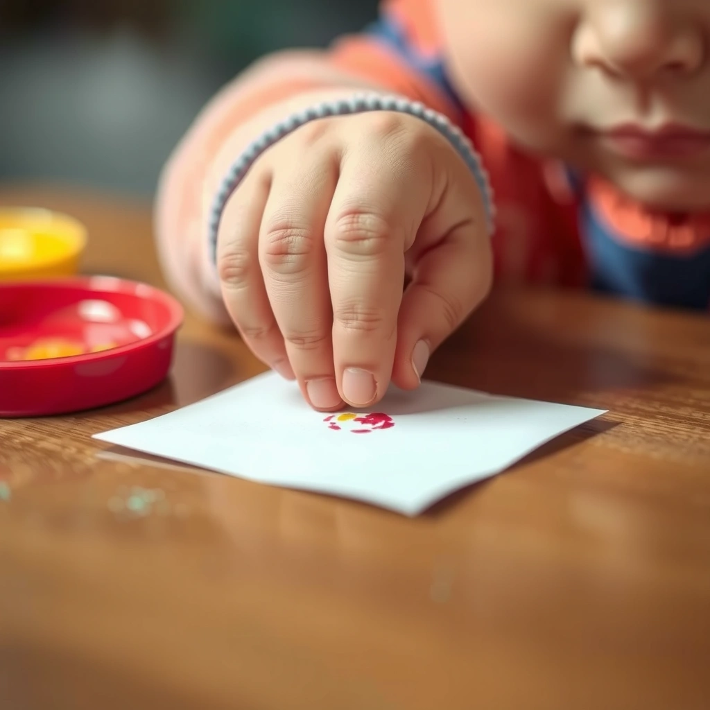 Ilustracja: odbicia palcami - Materiały - Dzień Znaczka Pocztowego