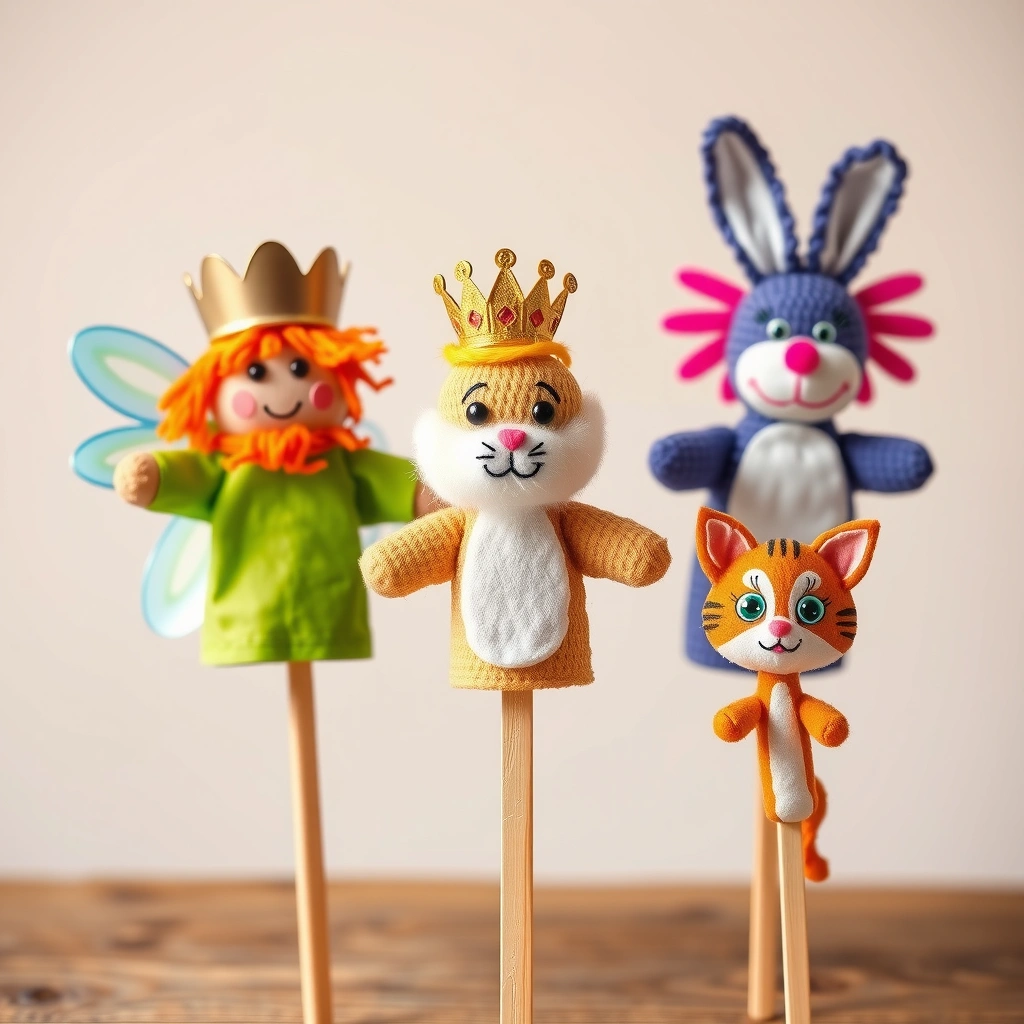 Gotowe pacynki — różnorodność postaci - Materiały - Dzień Postaci z Bajek (alt)