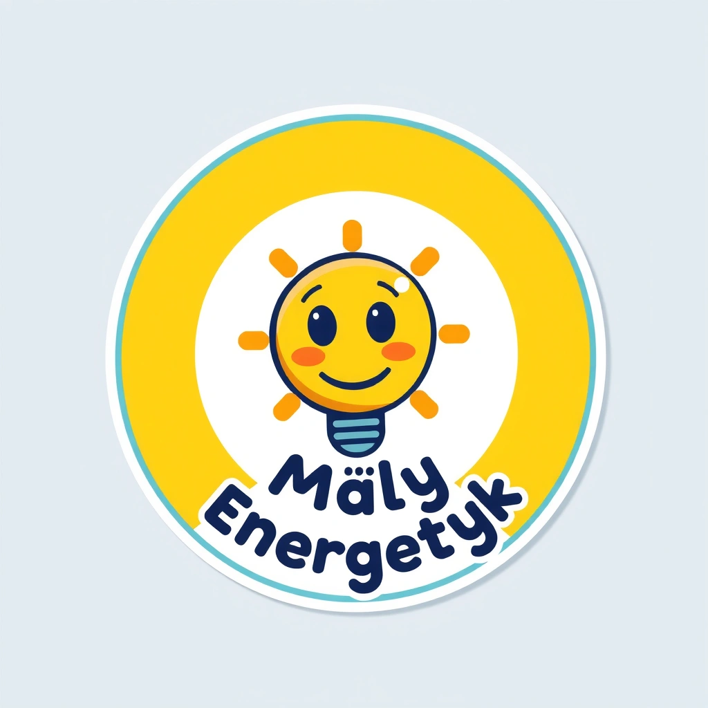 Naklejka 'Mały Energetyk' (sticker) - Materiały - Dzień Energetyka