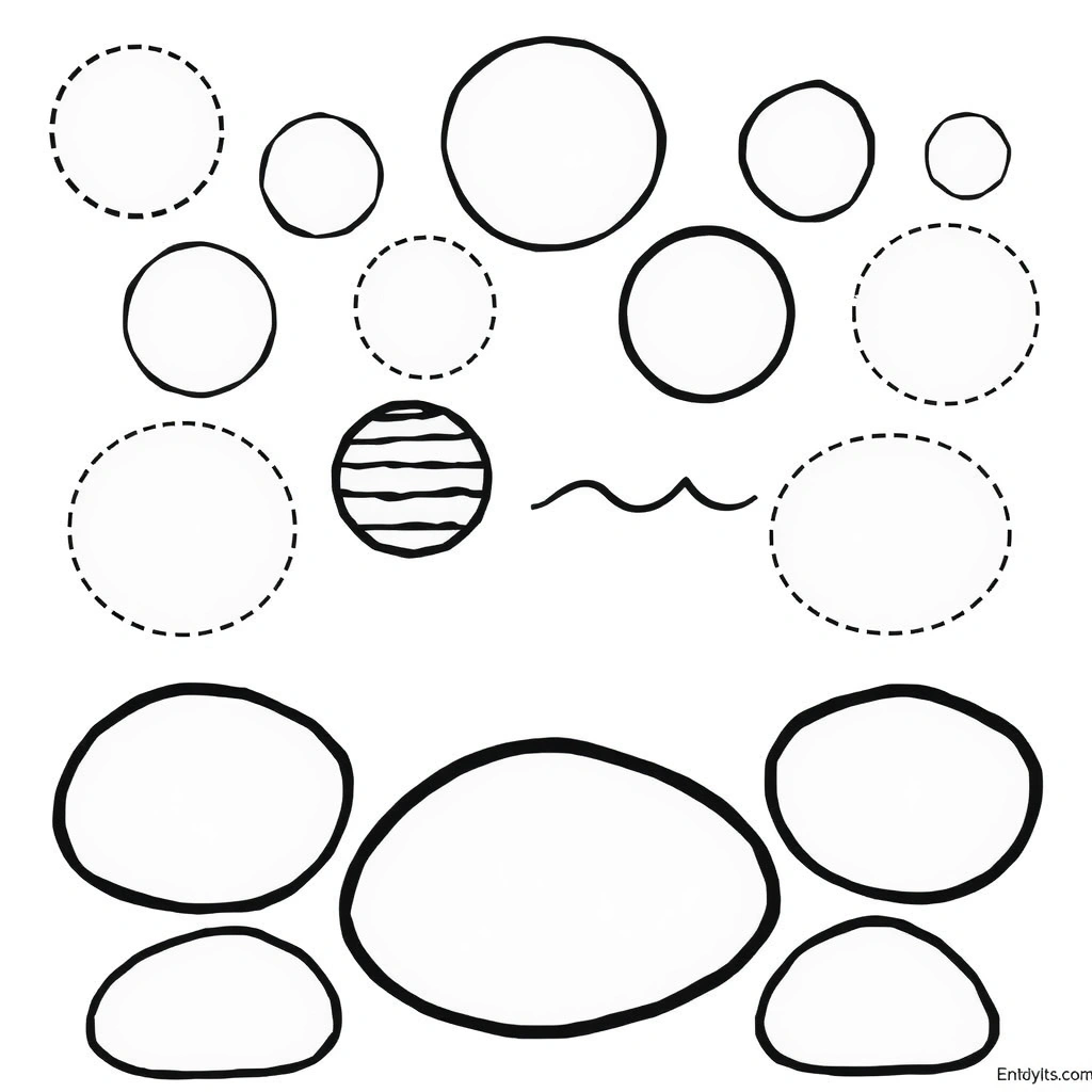 Szablony 'kamieni' do stąpania (Template) - Szablony - Dzień Energetyka